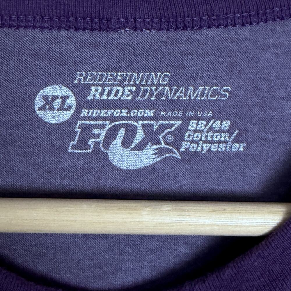 Fox Racing Factory Youth Girls Purple Ringer T-Shirt Size XL Riding Racing Kids - Picture 3 of 7